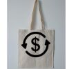 Budget Calico Tote Bag Thumbnail